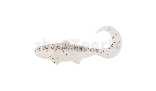 000935B306 Banjo Twister 1" (ca. 3,5 cm) perl / klar salt´n pepper Glitter