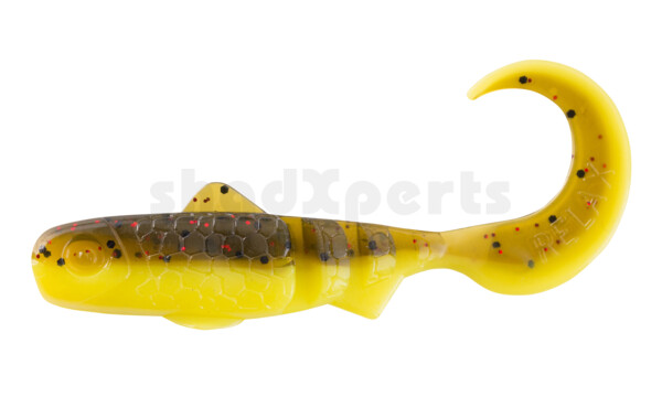 000908B092 Super Banjo 3" (ca. 7,5 cm) yellow / watermelon glitter