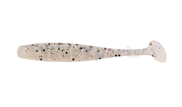 003407B004 Bass Shad 2,5" (ca. 7 cm) pearlwhite / clear salt´n pepper glitter