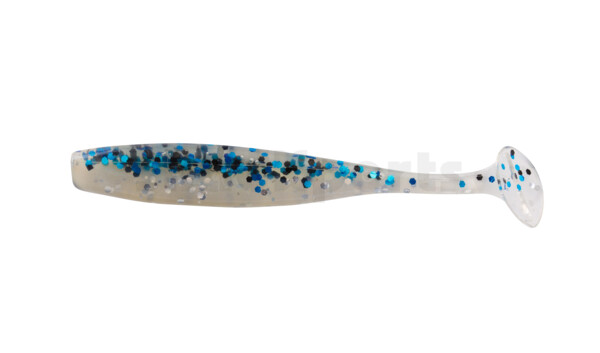 003407B304 Bass Shad 2,5" (ca. 7 cm) blauperl-Glitter / oceanblue Glitter