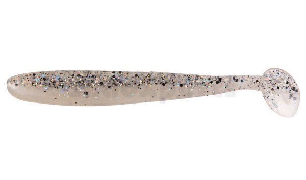 003408B004 Bass Shad 3“ (ca. 7,5 cm) perlweiss / klar salt´n pepper Glitter