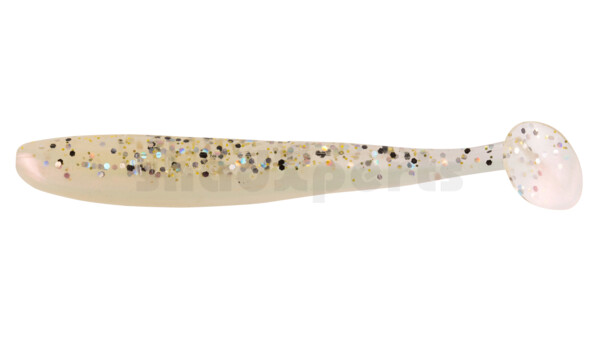 003408B306 Bass Shad 3“ (ca. 7,5 cm) pearl / clear salt´n pepper flake