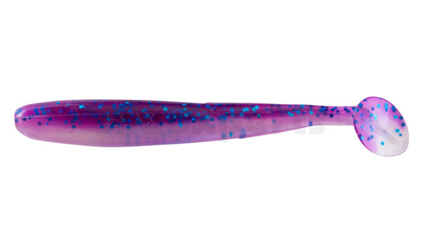 003408B312 Bass Shad 3“ (ca. 7,5 cm) blauperl / violett-electric blue Glitter