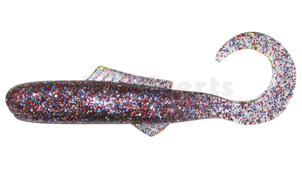 000909CT003 Banjo Curl Tail 3" (ca. 8 cm) Firecracker