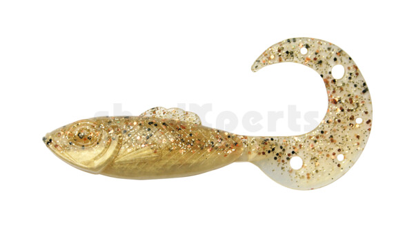 001212B001 Killer Grub 4" (ca. 12,0 cm) goldpearl / desert-sand
