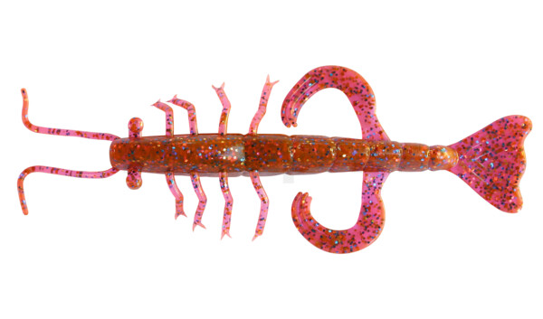 002208175 Shrimp 3" (ca. 8,0 cm) crawfish-purple-electric-blue-glitter