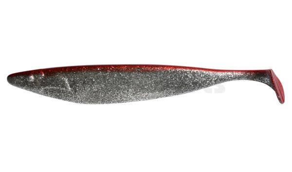 000440084-S Megalodon 15" (ca. 40,0 cm) clear silver-glitter / red