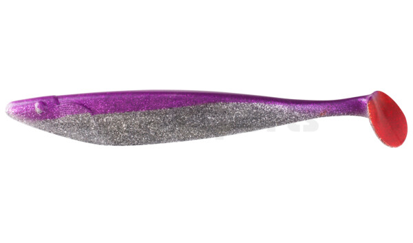 000430081-S Megalodon 12" (ca. 30,0 cm) klar silber-Glitter / purpur