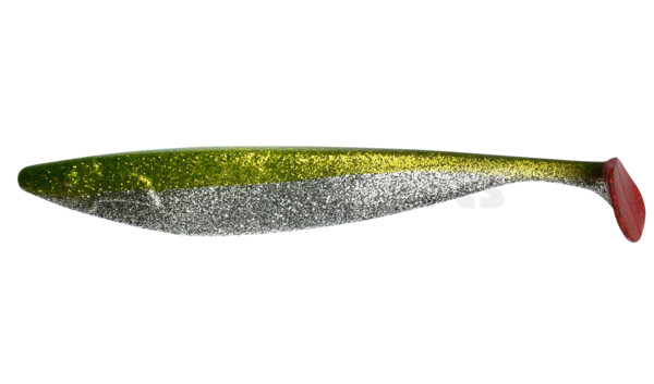 000430153-S Megalodon 12" (ca. 30,0 cm) klar silber-Glitter / grün
