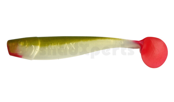 002011148 King-Shad 4" (ca. 11,0 cm) pearlwhite / boddengreen(green watermelon)
