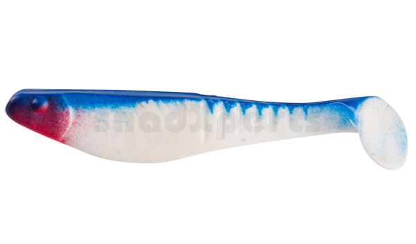 000812006 Shark 4" (ca. 11,0 cm) reinweiss / blau