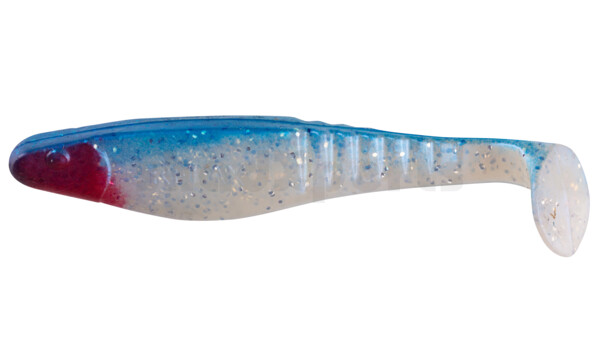 000812047 Shark 4" (ca. 11,0 cm) bluepearl-glitter / blue