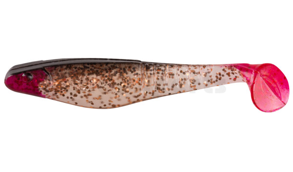 000812078C Shark 4" (ca. 11,0 cm) klar kupfer Glitter