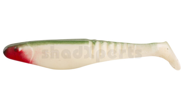 000812113 Shark 4" (ca. 11,0 cm) white / boddengreen(green watermelon)