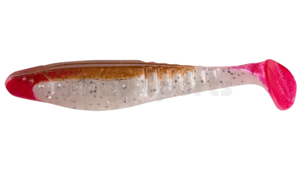 000812166 Shark 4" (ca. 11,0 cm) perlweiss-Glitter / braun