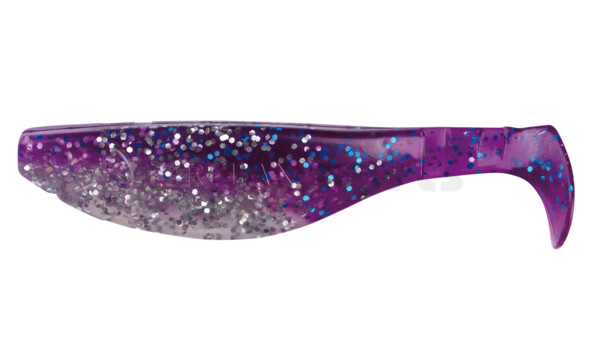 000212B314 Kopyto-River 4" (ca. 11,0 cm) klar silber Glitter / violett-electric blue Glitter