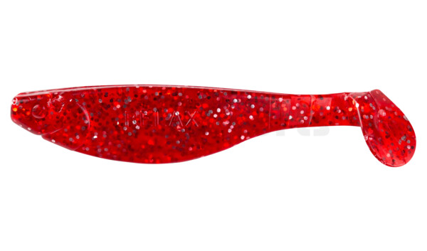 000212075 Kopyto-River 4" (ca. 11,0 cm) rot transparent Glitter