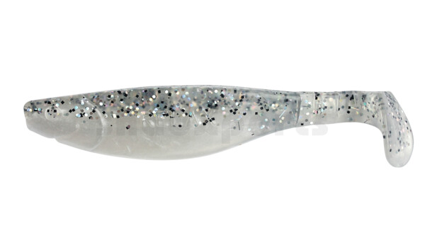 000214B004 Kopyto-River 5" (ca. 13,0 cm) pearlwhite / clear salt´n pepper flake