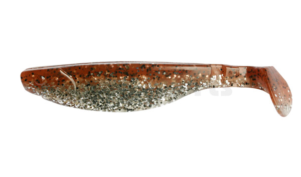 000214B083 Kopyto-River 5" (ca. 13,0 cm) clear silver glitter / pumkin seed