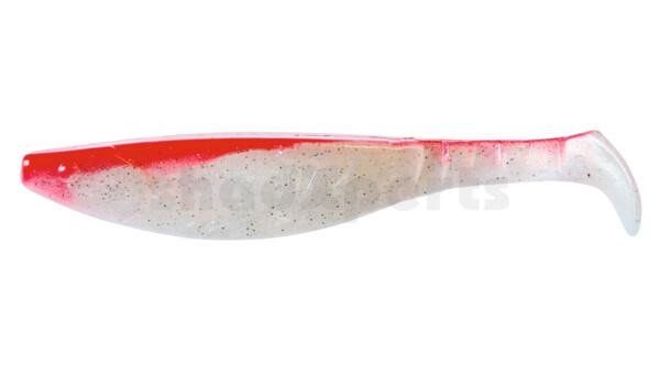 000216033 Kopyto-River 6" (ca. 16,0 cm) perlweiss-Glitter / rot