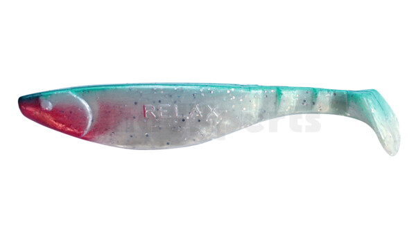 000216140 Kopyto-River 6" (ca. 16,0 cm) pearlwhite-glitter / turquoise