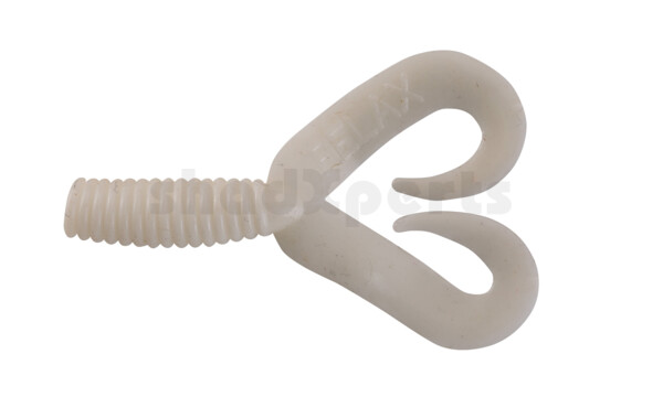000604DT-001 Twister 2" Doubletail regular (ca. 4,5 cm) white