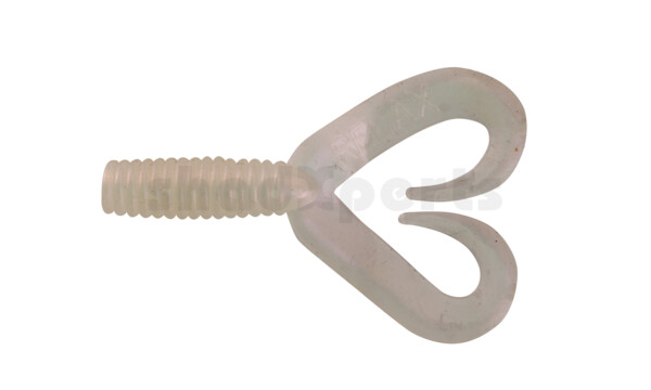 000604DT-006 Twister 2" Doubletail regular (ca. 4,5 cm) pearl