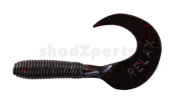 000606204 Twister 2,5" regulär (ca. 6,0 cm) black red glitter