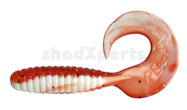 000508B907 Twister 4" laminiert (ca. 8,0 cm) white / motoroil black ´n gold