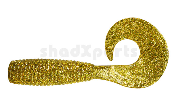 000619101 Xtra-Fat Grub 8" (ca. 19,0 cm) gold Glitter