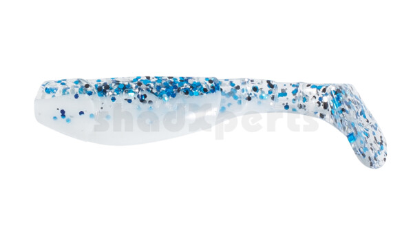 000207B078 Kopyto-Classic 2,5" (ca.7,0 cm) white / clear blue-glitter