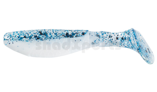 000208B078 Kopyto-Classic 3" (ca. 8,0 cm) white / clear blue-glitter