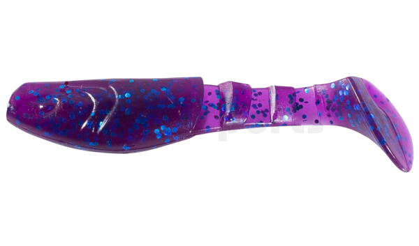 000208110 Kopyto-Classic 3" (ca. 8,0 cm) clear-purple-electric-blue-glitter