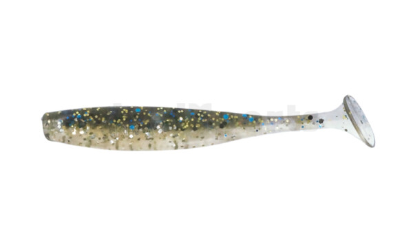 003407B587 Bass Shad 2,5“ (ca. 7 cm) clear sand / smoke blue gold glitter