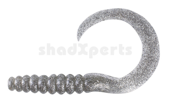 000628064 SX XXL Tail 11" clear silver-glitter