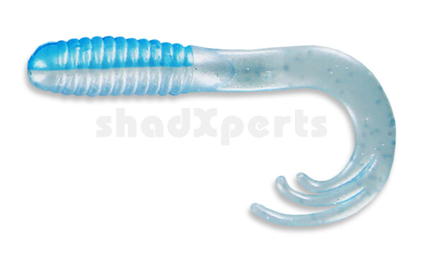 000645041 Triple Tail Grub 2"  (ca. 5 cm) Blue Shad