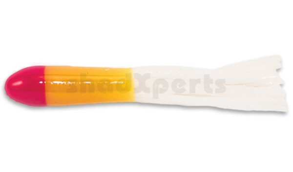 001605016 Crappie Tube 1.75" (ca. 4,5 cm) Red/Yellow/White