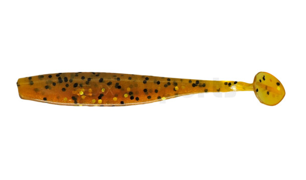 003408B301 Bass Shad 3“ (ca. 7,5 cm) rootbeer glitter / brown olive tree glitter