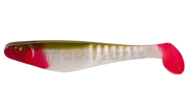 000812148 Shark 4" (ca. 11,0 cm) pearlwhite / boddengreen(green watermelon)