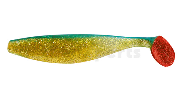 000418080 Xtra-Soft 7" (ca. 18,0 cm) klar gold-Glitter / blau