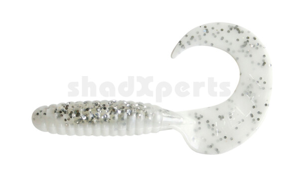 000508B008 Twister 4" laminiert (ca. 8,0 cm) white / clear salt´n pepper flake