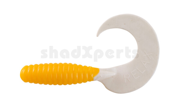 000613054 Xtra Fat Grub 5,5" regular (ca. 13,0 cm) yellow / white
