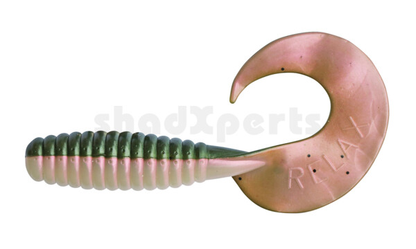 000513B003 Xtra Fat Grub 5,5" laminated (ca. 13,0 cm) pearl / rainbowtrout