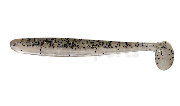 003413B004 Bass Shad 4,5“ (ca. 13 cm) pearlwhite / clear salt´n pepper glitter