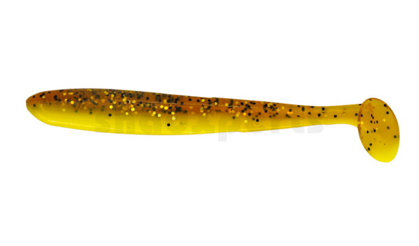 003413B017 Bass Shad 4,5“ (ca. 13 cm) yellow / motoroil glitter