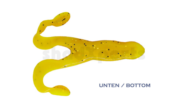 000305B017 Turbofrog 2" (ca.5,0 cm) yellow / motoroil-glitter