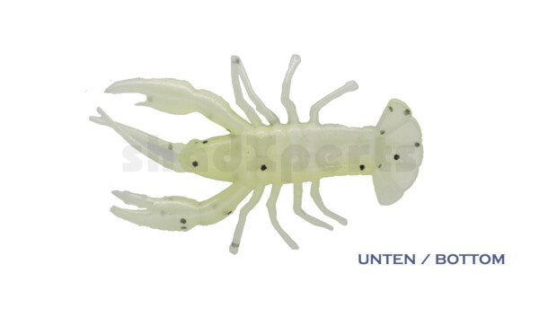 002304CF-04 Baby Crawfish 1" (4,5cm) fluogelb-schwarzergl.