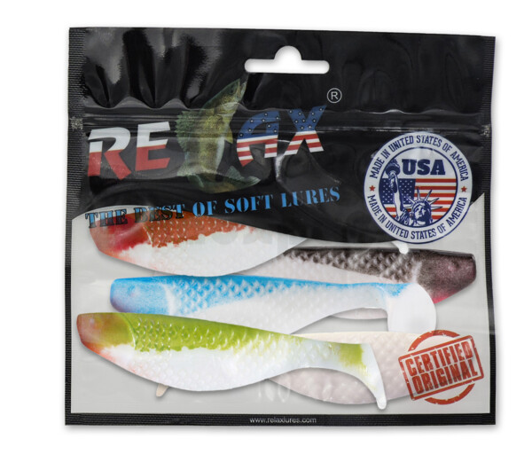 000108MIX7 Aqua 3" Farbmix WEIß Original Relax ZIP BAG (wiederverschließbar)