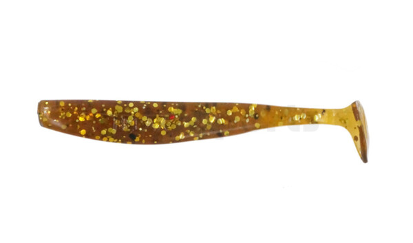 003407220 Bass Shad 2,5“ (ca. 7 cm) bernstein  gold-Glitter