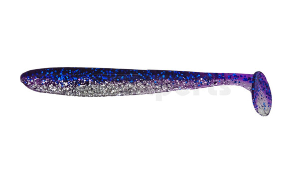 003413B314 Bass Shad 4,5“ (ca. 13 cm) clear silver Glitter / violett-electric blue Glitter